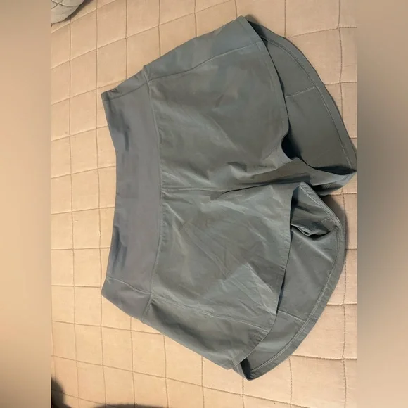 Lululemon Shorts Speed Up High-Rise Short 4" Cyan Blue 8 T (tall) - Picture 3 of 9